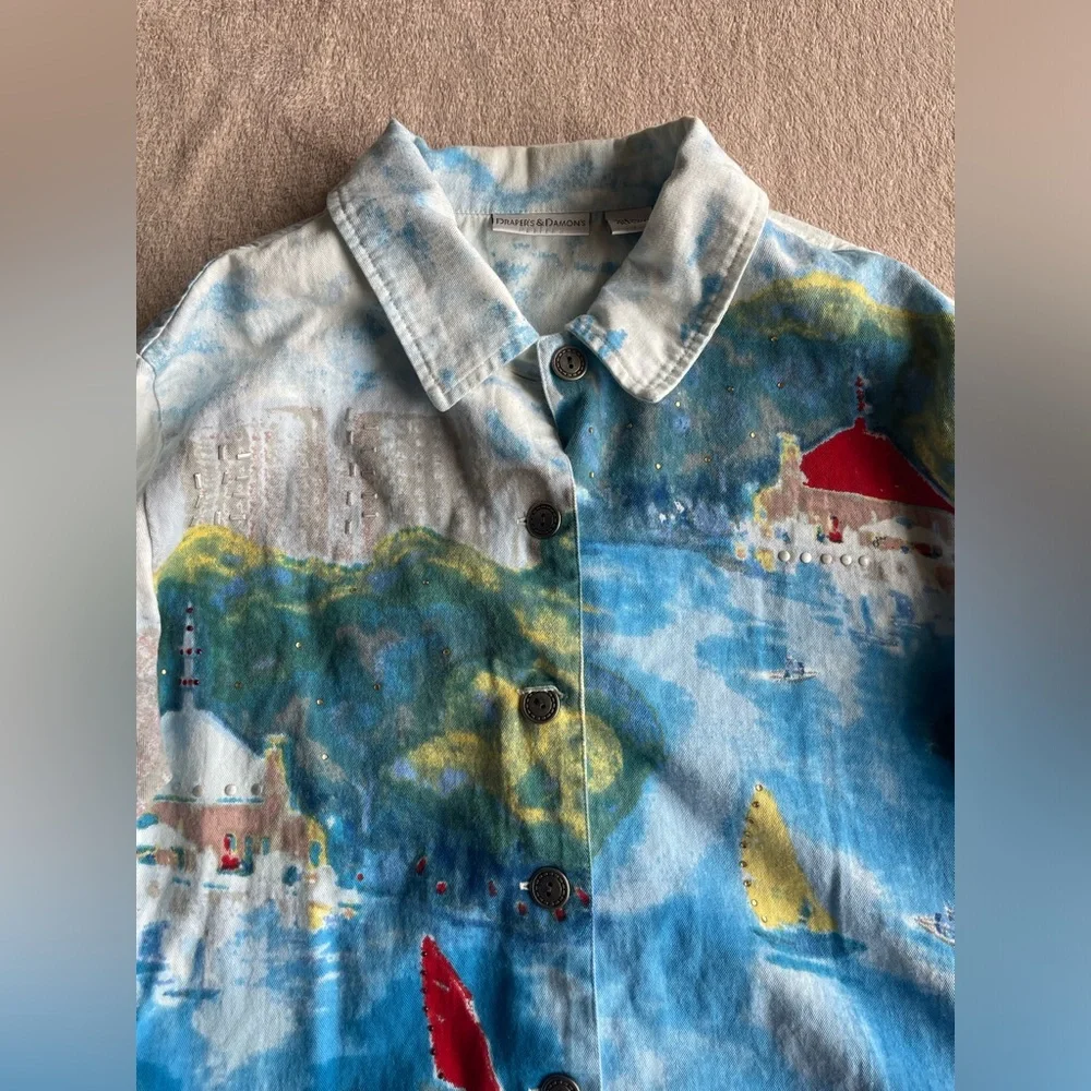 Abstract painted jacket - Picture 5 of 9